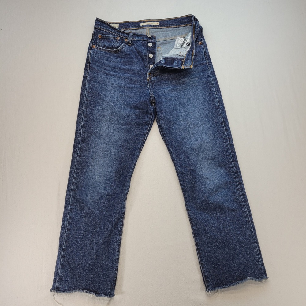 Levi's Dark Blue Straight Leg Jeans